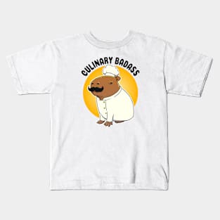 Culinary Badass Capybara Kids T-Shirt